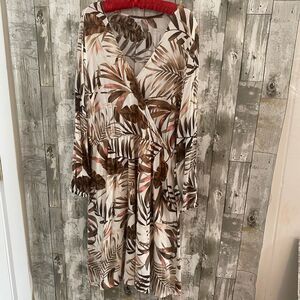 Old Navy bron floral dress L